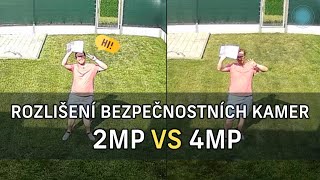 Rozlišení bezpečnostních kamer Test 2MP proti 4MP co si mam vybrat  Security Lab [upl. by Naanac]