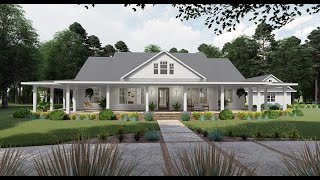 McKay House  Ranch House Plan  Country Floor Plan [upl. by Gnurt]