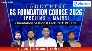 Crack UPSC 2026 Launching GS Foundation Course  Shabbir Sir  Edukemy IAS shabbirsir upsc2026 [upl. by Ariak567]