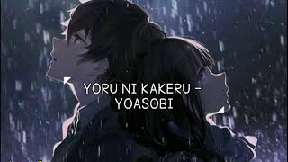 YOASOBI  YORU NI KAKERU EngRomIndo lyrics [upl. by Ariait]