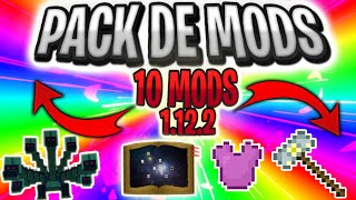 PACK de MODS para MINECRAFT 1122 SIN LAG con 10 MODS  AVENTURA BOSSES y MAGIA [upl. by Fleeta]