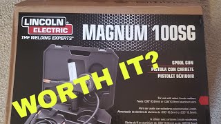 Lincoln Electric 100SG Aluminum Welding Spool Gun Review [upl. by Nyleda]