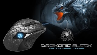 Sharkoon Drakonia Black Gaming Laser Mouse nl [upl. by Brote948]