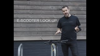 How To Lock an Electric Scooter [upl. by Keiryt887]