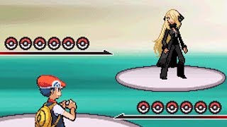 5th Elite Four Battle vs Champion Cynthia Pokemon Diamond [upl. by Granlund160]