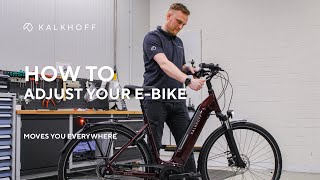 How To EBike richtig einstellen I Sattel Vorbau und Bremsen abstimmen [upl. by Emmaline24]