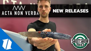 New Acta Non Verba Knives  SHOT Show 2022 [upl. by Aika310]