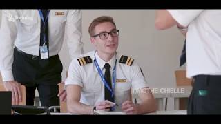 Chief Pilot of Avion Express invites Cadets to try the Airbus A320 FFS [upl. by Minica]