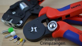 KNIPEX Crimpzangen im Vergleich  Aderendhülsen crimpen  Vorstellung amp Test [upl. by Burrton]