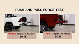 Hilux Revo Tailgate Easy Assistance [upl. by Evelc935]