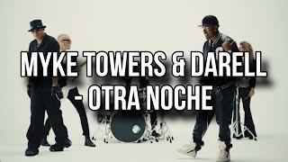 Myke Towers amp Darell  Otra Noche LetraLyrics [upl. by Hildy]