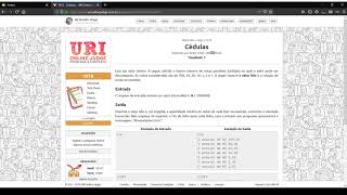 1018  Cédulas  URI Online Judge  Python 3 [upl. by Yrocej]