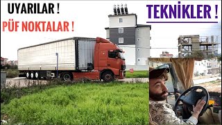 TIRDA GERİ NASIL GİDİLİR   Dar Alanda Tır Park Etmek   Manevra Teknikleri [upl. by Sorodoeht]