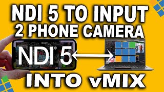 Connect iPhone to vMix amp OBS as a camera source [upl. by Sualk542]