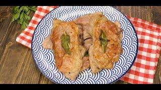 Saltimbocca alla romana la ricetta per farli in modo perfetto [upl. by Shirberg]