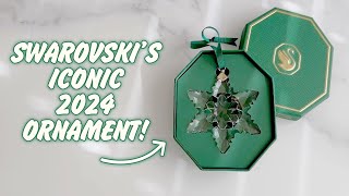 QUICK LOOK Swarovski Annual 2024 Snowflake Ornament [upl. by Walburga531]