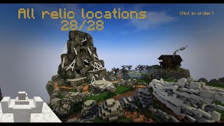 Hypixel skyblock  All relic locations guide [upl. by Nitsrek]