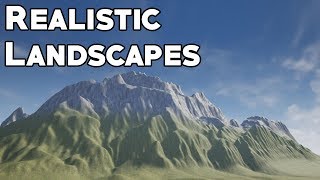 UE4 Tutorial Realistic Landscapes [upl. by Cerelly591]