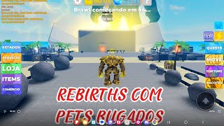 PETS BUGADOS PARA INSCRITOS NO MUSCLE LEGENDSROBLOX [upl. by Lothario]