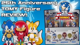 Sonic The Hedgehog 25th Anniversary TOMY Figure Review [upl. by Nnaael681]