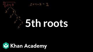 5th roots  Mathematics I  High School Math  Khan Academy [upl. by Ugo]