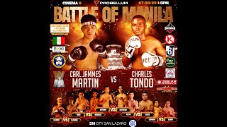 Carl jammes Martin Vs Charles Tondo FULL FIGHT [upl. by Cown]