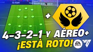 Esta Formación 4321 y PlayStyle Aéreo Es la Mejor Táctica En EA FC 24 Ultimate Team [upl. by Acinorej308]