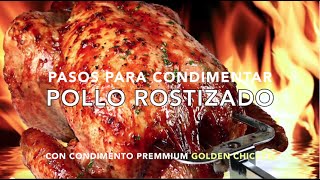 Rosticeria Condimento para Pollo Rostizado  condimentar pollo [upl. by Lemhaj588]