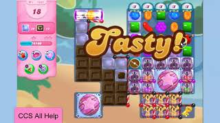 Candy Crush Saga Level 7637 NO BOOSTERS Cookie [upl. by Edita]