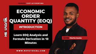 EOQ Calculation  Economic Order Quantity  INTRO [upl. by Colan]