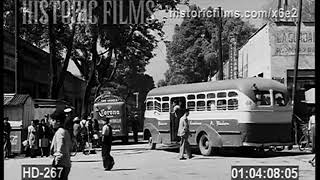 Barrios de la Ciudad de México en 1945  1 [upl. by Aliakim267]