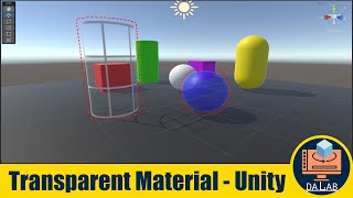 Transparent Material in Unity [upl. by Ayifas509]