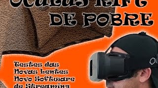 OCULUS RIFT DE POBRE  Teste das Novas Lentes  Intugame [upl. by Addiego908]