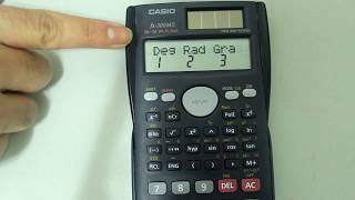 How to Convert Between Degrees and Radians on Casio Scientific Calculator [upl. by Sudnac]