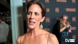 Annabeth Gish Interview  The Bridge FX Season 2 [upl. by Lehcear]