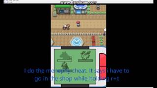 How to cheat on pokemon platinum DeSmuMe [upl. by Lirva]