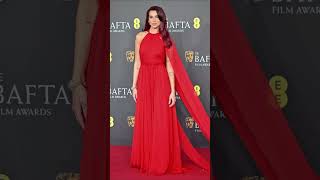 Dua Lipa Ignites the BAFTAs Red Carpet with Fiery Red Ensemble dualipa [upl. by Wye663]