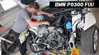 BMW CODE P0300 RANDOM MULTIPLE CYLINDER MISFIRE DETECTED FIX [upl. by Janyte]