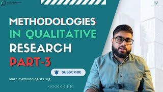 5 Methodologies in Qualitative Research Part 3 [upl. by Nnyllaf412]