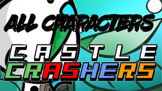 Castle Crashers all characters HOW TO UNLOCK [upl. by Elmajian]