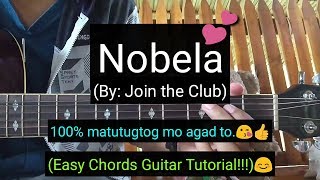 Nobela  Join The Club Easy Chords Guitar Tutorial [upl. by Teplitz320]