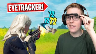 So I Used An EYE TRACKER In A Fortnite Tournament [upl. by Anerres]