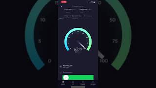 1GBits 1000MBps DOWNLOAD SPEED SpeedTestnet on Iphone 11 PRO Max IOS 135 Beta 3 17F5054h [upl. by Treve]