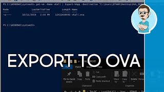 Export a VMware VM to OVA with PowerCLI [upl. by Ardnohsed694]