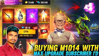 😭IM BACK  Surprise 10yrs Old குண்டு Boy With 5000 Diamond amp New M1014 Hacker Skin amp Full Upgrade [upl. by Knight]