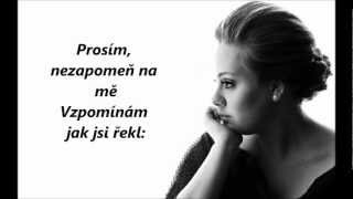 Adele  Someone Like You CZ překlad [upl. by Sharma]