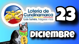 Resultado LOTERIA DE CUNDINAMARCA Lunes 23 de Diciembre de 2024 [upl. by Eskill]