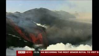 BBC News Volcano erupts in south Iceland [upl. by Tadio830]