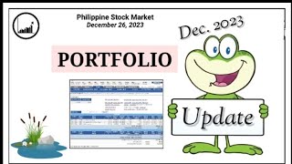 PSE Port December 2023 w Charting Trading Journey in Philippine Stock Market [upl. by Ahsel]