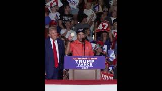 Nelk Boys call out Tim Walz officially endorse Donald Trump for President at Las Vegas rally [upl. by Dercy]